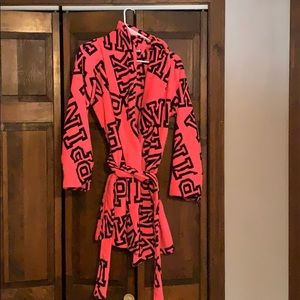 basically new PINK robe